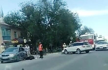 В Феодосии на улице Федько сегодня случилось ДТП - «Феодосия»