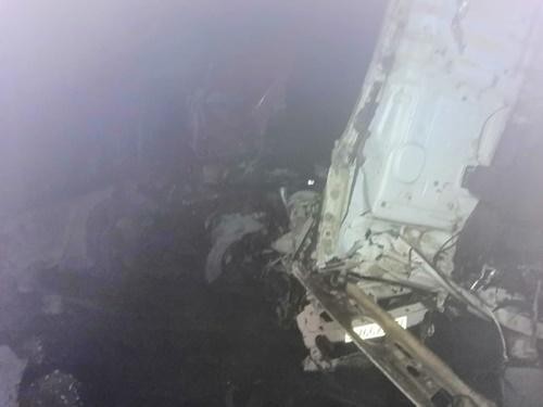 ДТП в Крыму: на трассе «Таврида» близ Феодосии столкнулись два грузовика (фото) - «Феодосия»